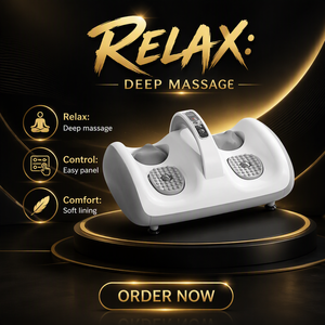 Massaggiatore Plantare Automatico a Infrarossi per Fisioterapia, con Funzione di Impastamento, Pressione e Vibrazione per Tallone e Suola del Piede - Product Image 1