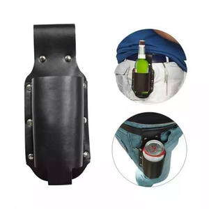Porte-bouteille de soda portable de haute qualité, support pour canettes, ceinture en cuir PU, 350 ml, bière - Product Image 2
