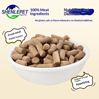 Viande de poulet et de saumon crue de haute qualité avec os, nourriture pour animaux de compagnie lyophilisée pour chiens et chats, soutien immunitaire