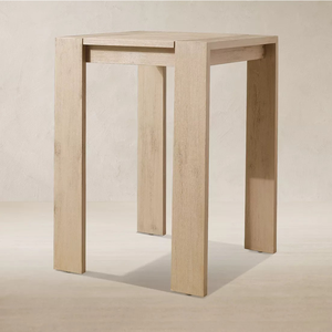 Custom Hardware Table OEM ODM Custom Accessible Luxury Wooden Square HighStool Table for Courtyard Seaside Villa - Product Image 5