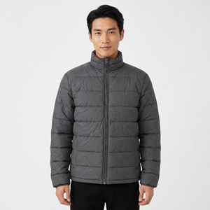 Chaqueta de Invierno Acolchada Personalizada para Hombre, Chaqueta de Burbujas, Fabricación al por Mayor - Product Image 1