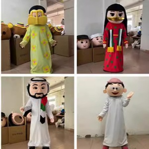 Disfraz de Mascota de Personaje de Dibujos Animados, Personaje de Peluche Árabe Musulmán de Oriente Medio, Disfraces de Dibujos Animados para Caminar, para Adultos - Product Image 4