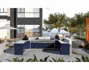 2026 Dorene unità High-End Compact & Mobile <span class=keywords><strong>cucina</strong></span> esterna con barbecue Grill e piccolo lavello - Product Image 6