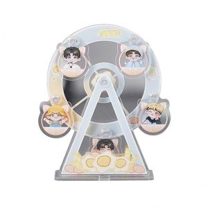 Exhibidor de Acrílico Personalizado con Borde Dorado Transparente, Impresión de Anime y Dibujos Animados - Product Image 1