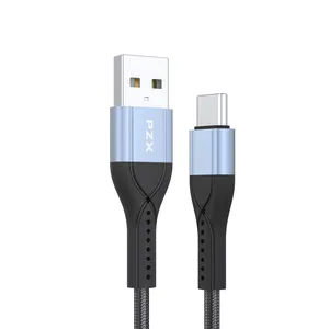 Factory wholesale High Quality Best Price S-07/S-08/S-09s Super Quick Charge Type C Usb Cable Braided Data Fast Charging Cables