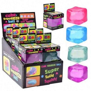 En stock, prix de gros : Boîte de présentation de balles sensorielles apaisantes à presser, anti-stress et anti-anxiété, jouets soupleurs type fidget et jouets en forme de glaçon, en coffret cadeau - Product Image 6