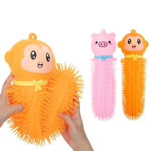 Palla Antistress Personalizzata da 50cm Espandibile in TPR a Forma di Orso/Rana, Giocattolo Morbido ed Elastico per Bambini e Bambine - Product Image 2