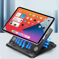 Support d'ordinateur portable pliable à réglage multi-angle de bureau populaire support de support d'ordinateur portable vertical Abs