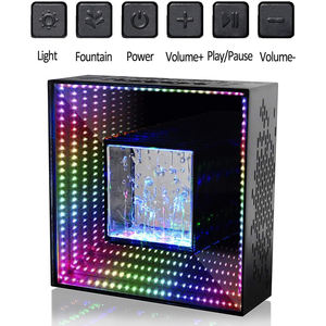 Enceinte sans fil Bluetooth avec design de danse aquatique, lumières LED, son stéréo double <span class=keywords><strong>2.1</strong></span> canaux, prise en charge de la carte TF - Product Image 2