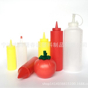 Ningbo <b>Plastic</b> <b>Squeeze</b> <b>Bottle</b> 350Ml Condiment Sauce Cream Jam Dispenser <b>Bottle</b> Wholesale - Product Image 4