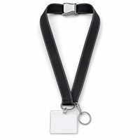Sangle de cou à découpe automatique pour badge d'identification et porte-clés, idéale pour l'aviation