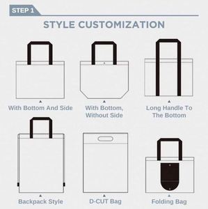 Sac fourre-tout non tissé personnalisé avec logo, fermeture éclair, poche intérieure, imperméable, écologique, promotionnel et bon marché - Product Image 4