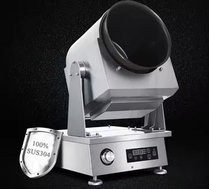 Robot chiên xào tự động bằng cảm ứng điện Semikron, thiết bị nhà bếp thương mại, chảo chiên cơm kiểu trống - Product Image 4