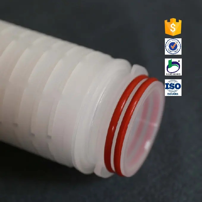 Cartuchos de filtro de micras de 10 pulgadas, 1um, filtros plisados para tratamiento de agua y aceite