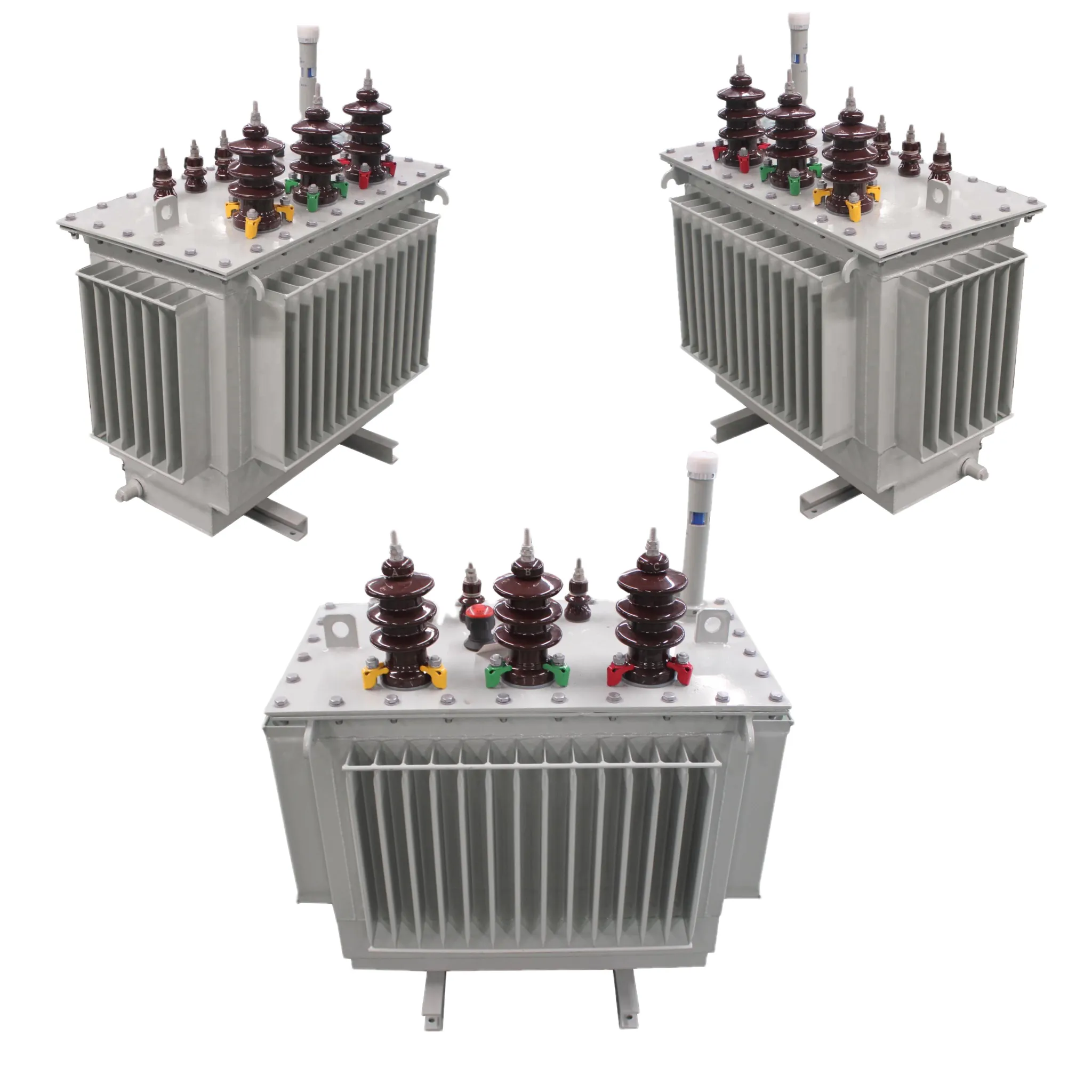Transformator distribusi terbenam minyak berkualitas transformator fase tunggal terpasang kutub 34,5kv 240/480v