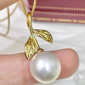 31291DIY Accesorios de Perlas, Colgante de Plata S925, Estilo Planeta, con Soporte para Perlas Sueltas Redondas de 6-8mm, para Collar - Product Image 1