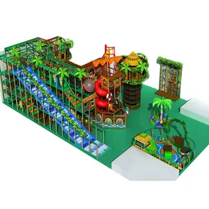 Заводские цены, тема джунглей, детская мягкая крытая игровая площадка для продажи