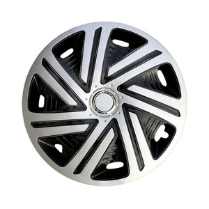 Ensemble de 4 enjoliveurs de roue universels en ABS de 14 pouces, installation facile par clips, enjoliveurs de jantes de voiture pour berline, SUV, camion - Product Image 2