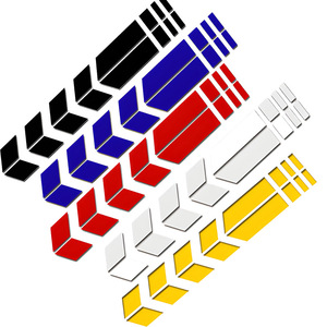 <span class=keywords><strong>Adesivi</strong></span> Riflettenti di Sicurezza <span class=keywords><strong>per</strong></span> Casco - Product Image 4