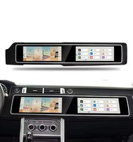 Autoradio Android interactif double écran tactile 12,3 pouces avec GPS, navigation, CarPlay, DSP, lecteur CD, tableau de bord, Land Rover Range Rover