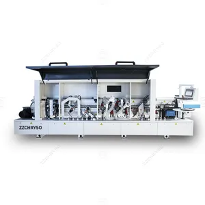 Automático 8 Função PVC MDF Madeira Borda Máquina Pré-moagem Canto Trimming Grooving Edge Bander Machinery