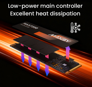 SSD interne de jeu M.2 2280 compatible PS5, PCIe 4.0 NVMe, 1 To, 256 Go, 7200 Mo/s, haute vitesse - Product Image 5