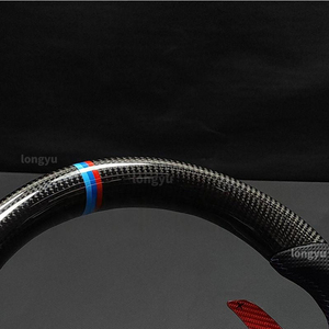 Volant en fibre de carbone sèche pour <span class=keywords><strong>BMW</strong></span> E38 F01 F02 F03 725i 728i 730i 740i 750i 760i 725 728 730 - Product Image 3