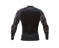 Maquette gratuite Chemise de compression Jiujitsu rashguard, grappin rashguard, bjj rashguard rash guard mma Dropshipping