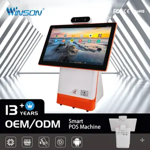Dual Touch Screen Windows/android Pos All In 1 Cashier Equipment Pos System Pos Terminal For Supermarket