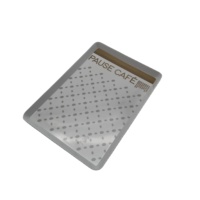 Plateau de service en mélamine à impression personnalisée plateau en mélamine de Noël personnalisé plateaux rectangulaires en mélamine en vrac