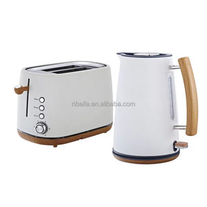 Aifa New Smart Kitchen Appliance Stainless Steel Wooden Retro <strong>Toaster</strong> <strong>and</strong> Electric <strong>Kettle</strong> <strong>Set</strong> - Product Image 6