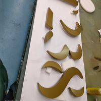 Enseigne métallique personnalisée YIJIAO, lettres en relief 3D rétroéclairées, lettres métalliques fabriquées pour les magasins