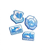 Étiquette personnalisée en PVC écologique, sans nickel, durable, imperméable, avec support thermocollant souple pour usage tactique