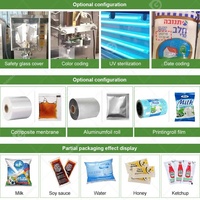 Machine de remplissage et de scellage de petits sachets à grande capacité et à haute vitesse pour jus d'eau, pour jus en Chine et en Europe