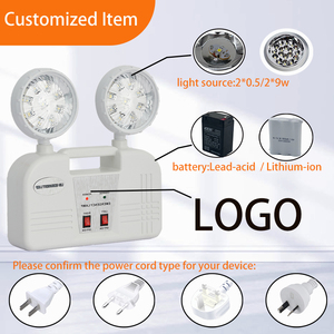 Tuoming High Brightness Fire Led Emergency Exit Lamp Battery Rechargeable Two Spot Emergency <b>Lights</b> - Product Image 5