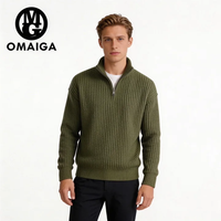 OMG Pull tricoté personnalisé tendance, anti-plis, anti-rétrécissement, respirant, séchage rapide, en laine/cachemire, coupe oversize, chaud, pour homme, collection hiver romantique