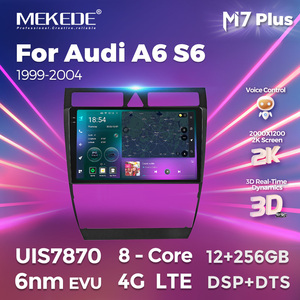 MEKEDE M6 <span class=keywords><strong>M7</strong></span> 7870 Voiture 2k QLED Écran 8 cœurs GPS Navigation 12 + 256G Android Car-play Auto WIFI FM BT5.0 pour <span class=keywords><strong>Audi</strong></span> A6 S6 1999-2004 - Product Image 5