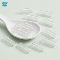 Fabricant Impression de logo personnalisée Capsules HPMC vides transparentes Taille 0 00 Capsules végétariennes transparentes