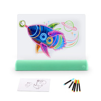Tableau de dessin 3D magique pour enfants 2022, planche à dessin LED 3D, tablette de peinture lumineuse multifonction pour enfants