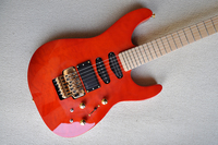 Senar Gitar Merah 6 Senar Baru Flyoung China, Instrumen Gitar Elektrik Harga Murah