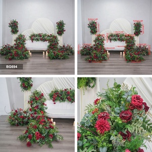 Nuevo Set de Fondo de Flores Artificiales Serie Bosque para Arco de Boda, Escenario y Decoración del Hogar - Product Image 3