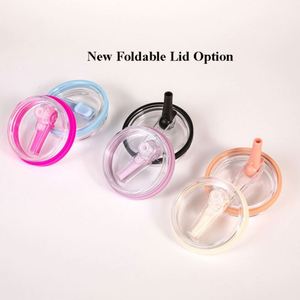 Custom Double Wall Stainless Steel Vacuum <b>Insulated</b> 40Oz H2.0 Can Diy <b>Tumbler</b> <b>With</b> Handle and <b>Straw</b> - Product Image 6