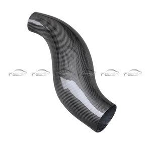 Tubo Redondo de Admisión de Aire del Motor de Fibra de Carbono Real para Honda CIVIC EG EK 1992-2000, Accesorios para Automóviles - Product Image 2