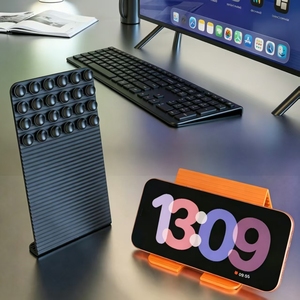 Support de téléphone pliable multifonctionnel réglable, support de tablette en silicone, support d'affichage portable pour appareil mobile - Product Image 5