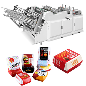 Estación de trabajo automática, fiambrera, caja de papel Kfc McDonald, máquina de fabricación de cajas de Pizza de comida rápida, la mejor oferta - Product Image 1