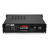 Amplifier Mixing PA 6 Zona TL-2100 dengan 3 Input Mikrofon dan Prioritas Mikrofon, Pemutar USB SD MP3 untuk Penggunaan Sehari-hari di Toko Swalayan