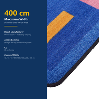 Tapis de jeu éducatif moderne pour enfants, idéal pour la maternelle, la maison et les pique-niques, avec grille de comptage aux couleurs vives pour l'apprentissage pré-scolaire des chiffres, 5x7 pieds, cousu
