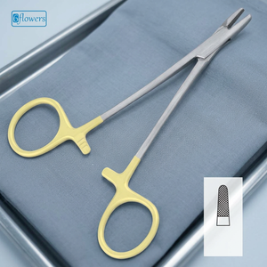 Six Flowers/OEM F7-237 Portaagujas Hemostático Reutilizable con Mordazas Texturizadas para un Control Preciso en Cirugía General (Certificado CE) - Product Image 2
