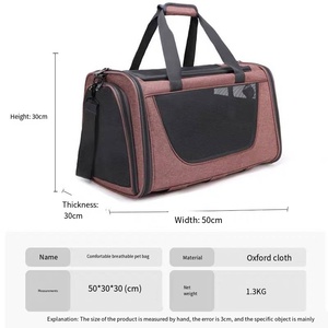 OEM al por mayor ruedas desmontables al aire libre Aire aprobado portátil mascota viaje <span class=keywords><strong>plegable</strong></span> perro carro portador - Product Image 4
