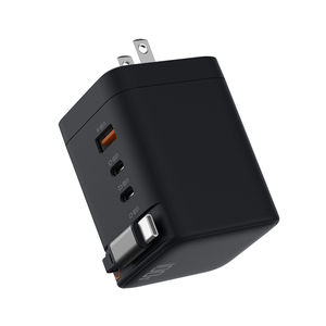 Adaptador de viaje universal 5 en 1, adaptador de cargador de teléfono retráctil de 100w 3C+1A, cargador de pared portátil tipo C 4 en 1 con cables - Product Image 6